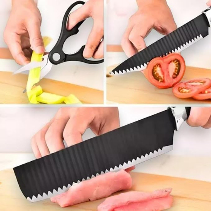 Juego profesional de 6 cuchillos